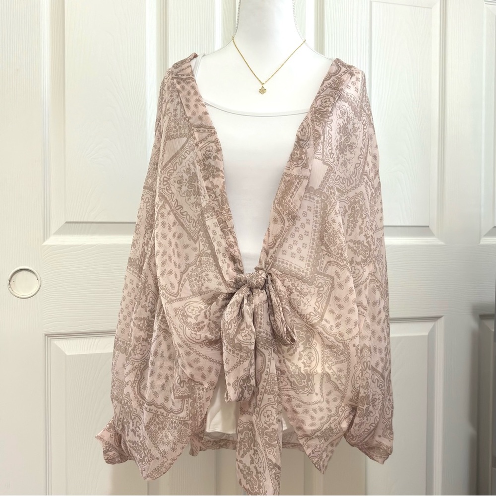 Free People Poncho top
